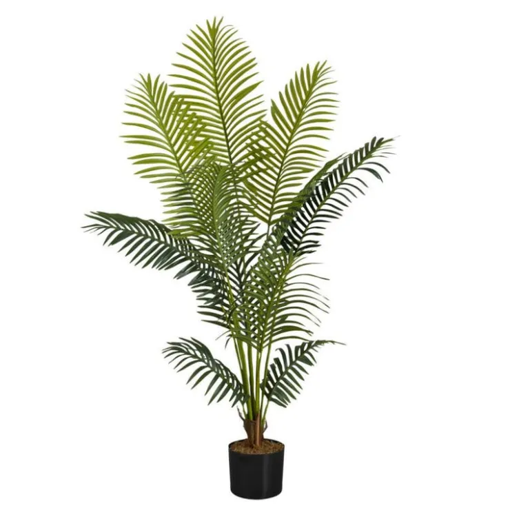Monarch Artificial plant - 57"h / indoor palm tree in a 5" pot Green Best