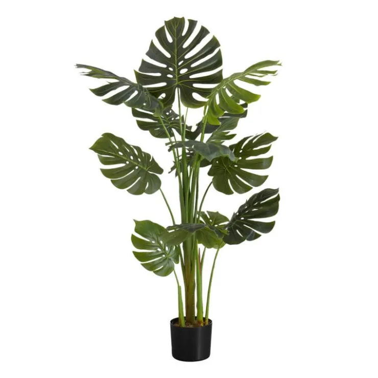 Monarch Artificial plant - 55"h / indoor monstera in a 6" pot Green Discount