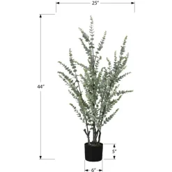 Monarch Artificial plant - 44"h / indoor eucalyptus in a 5" pot Green
