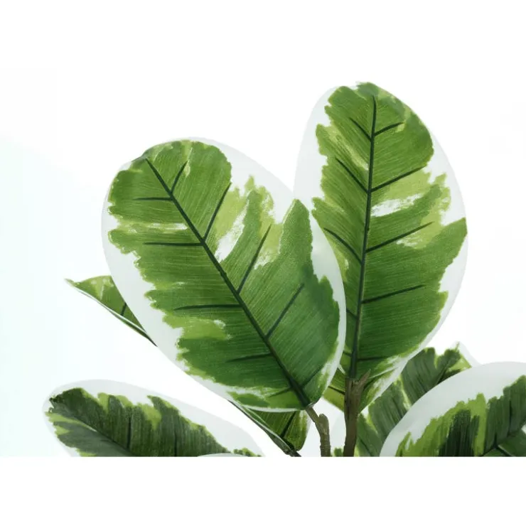 Monarch Artificial plant - 27"h / indoor rubber in a 5" pot Green