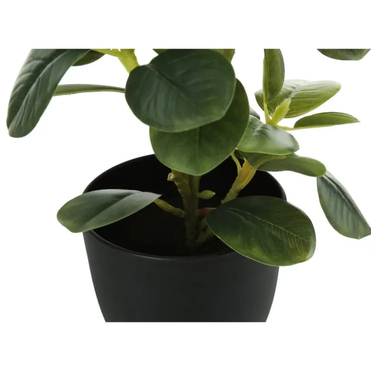 Monarch Artificial plant - 2pcs / 14"h ficus elastica in 4" pot Green New