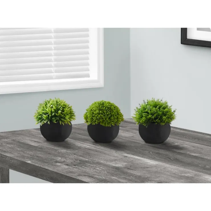 Monarch Artificial Plant 5" (set of 3) Green New