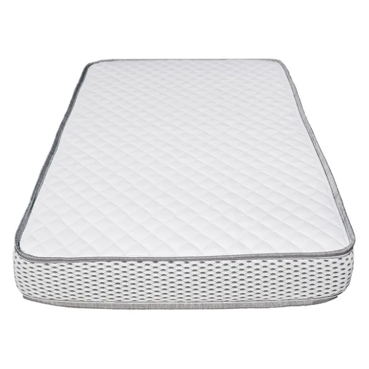 Dreamstar Baby Crib Mattress Smooth White/Grey New