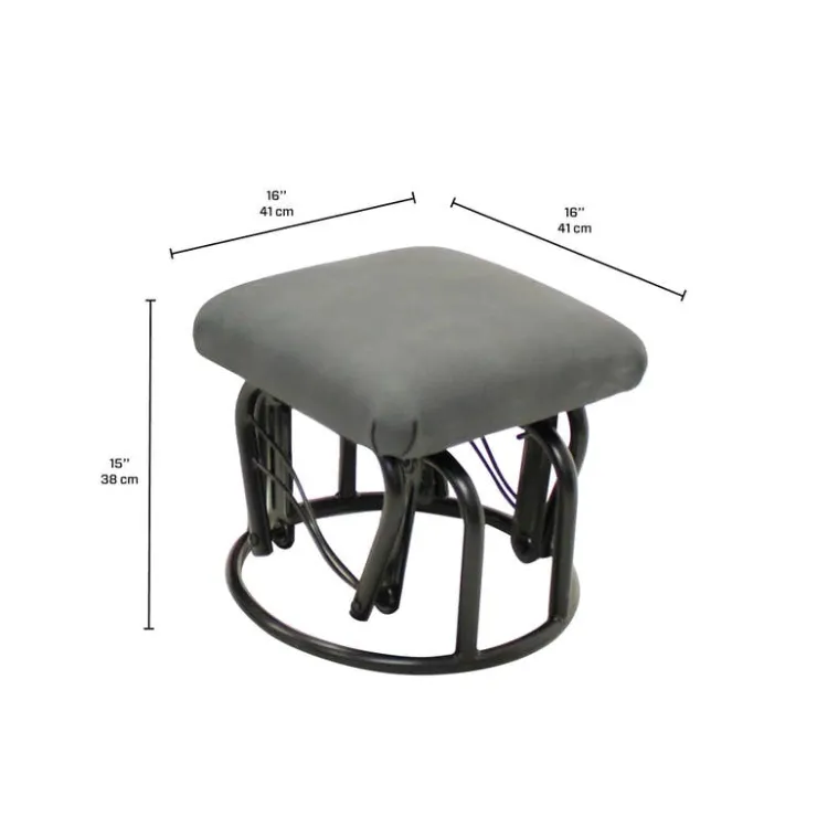 Ball-Bearing Gliding Footrest - Grey
