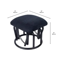 Ball-Bearing Gliding Footrest - Black Sale