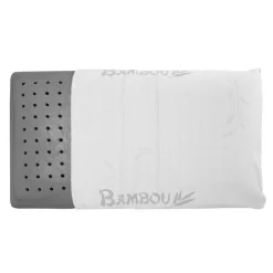 Bamboo-Infused Memory Foam Pillow Grey Hot