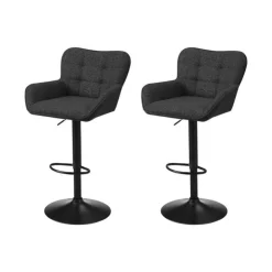 Monarch Bar Stools (Set of 2) BLACK Best