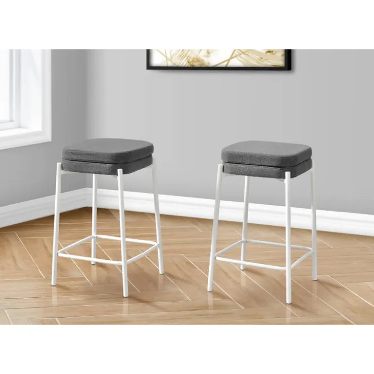 Monarch Barstool (Set of 2) White Discount