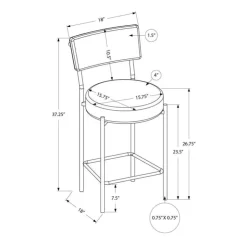 Monarch Barstool (set of 2) White Sale