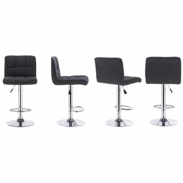 Barstools (Set of 2) Dark Grey Sale