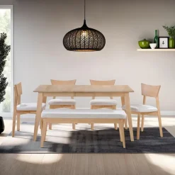 Arboit Poitras Bench - Greige Hot