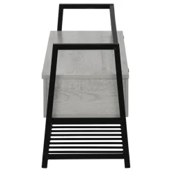Monarch Bench - shoe rack / flip top storage - 42