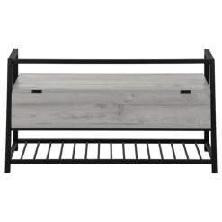 Monarch Bench - shoe rack / flip top storage - 42