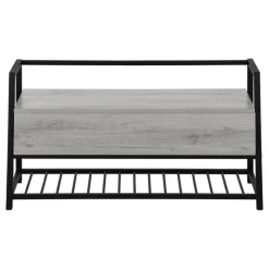 Monarch Bench - shoe rack / flip top storage - 42