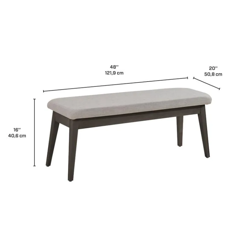 Arboit Poitras Bench - Slate