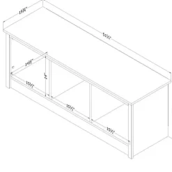 Meubles South Shore Bench - South Shore Natural Discount