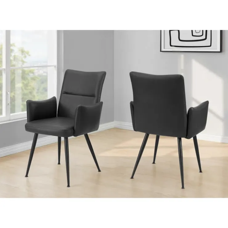 Monarch Dining Chairs (Set of 2) 35" - BLACK Online