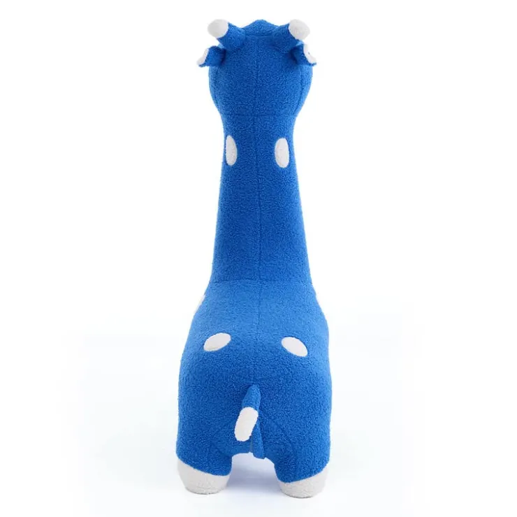 Giraffe-Shaped Kids Pouf – 29.5" x 11.4" x 40.2" Blue Discount