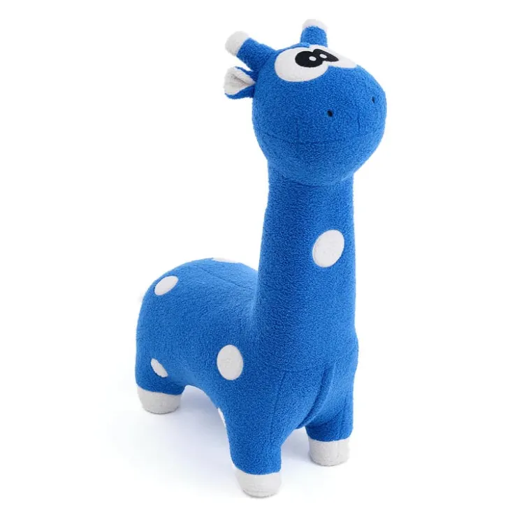 Giraffe-Shaped Kids Pouf – 29.5" x 11.4" x 40.2" Blue Discount