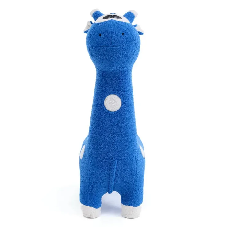 Giraffe-Shaped Kids Pouf – 29.5" x 11.4" x 40.2" Blue Discount