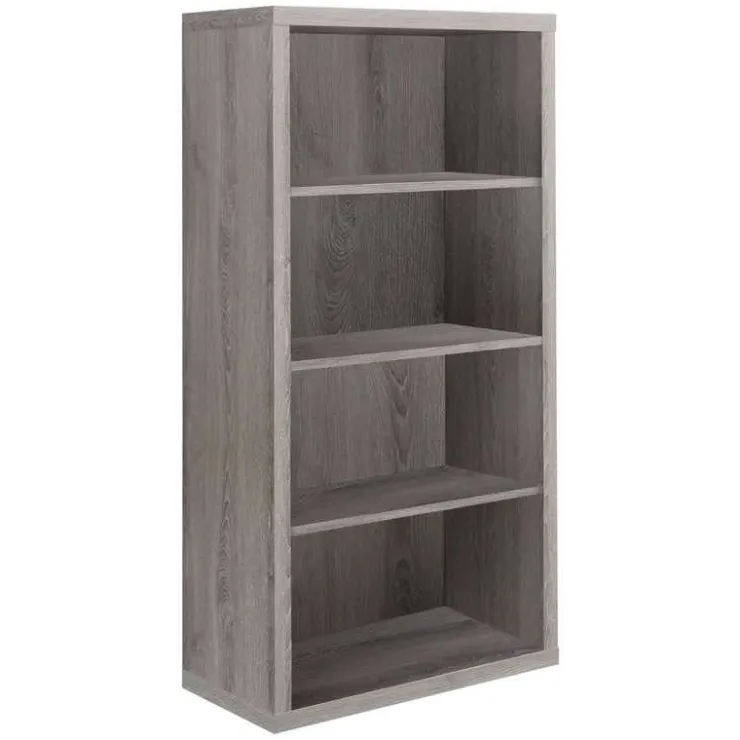 Monarch Bookcase - 48"h / with adjustable shelves - Dark Taupe New