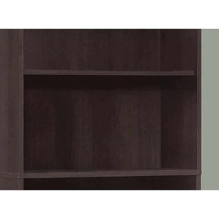 Monarch Bookcase - 72"h / with 5 shelves - Espresso Sale