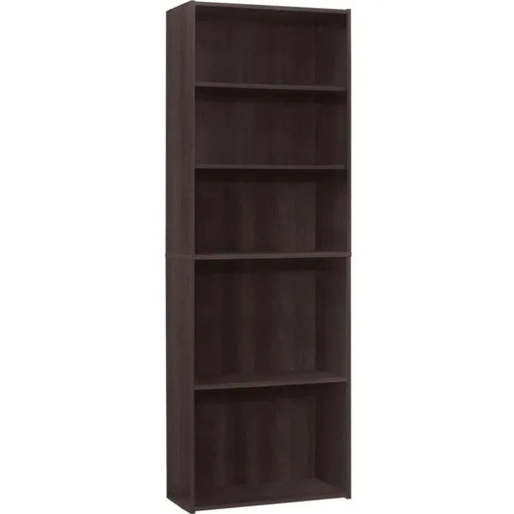 Monarch Bookcase - 72"h / with 5 shelves - Espresso Sale