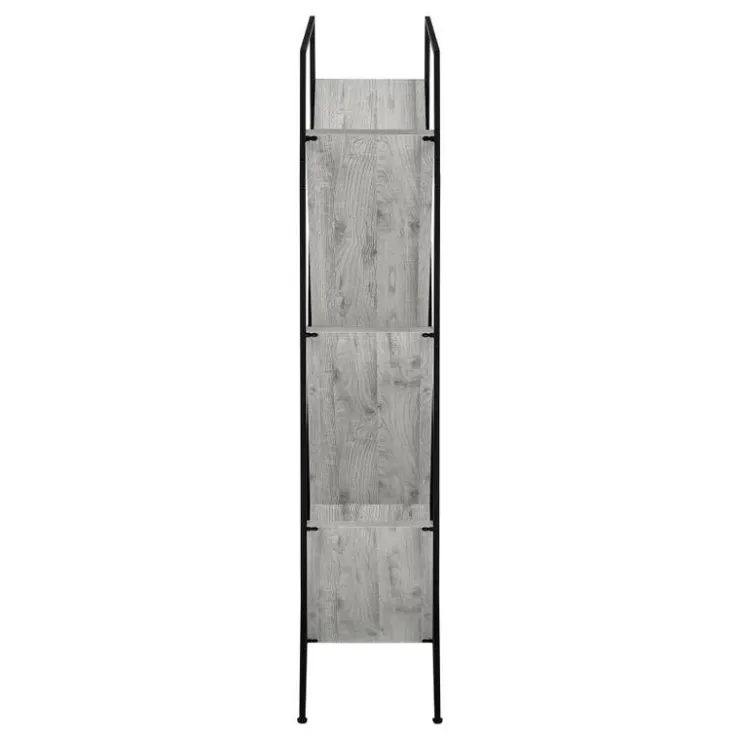 Monarch Bookcase - 60"h / / black metal - Grey Online