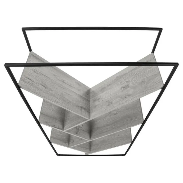Monarch Bookcase - 60"h / / black metal - Grey Online