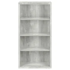 Monarch Bookcase - 48"h / reclaimed wood-look / adj. shelves - Grey