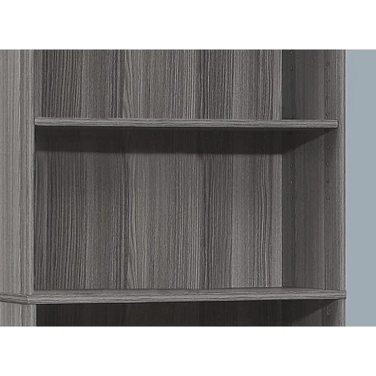 Monarch Bookcase - 72"h / with 5 shelves - Grey Best