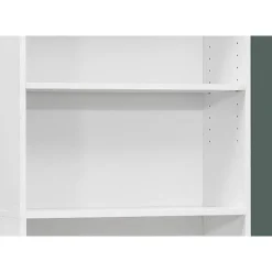 Monarch Bookcase - 72"h / with 5 shelves - White Discount