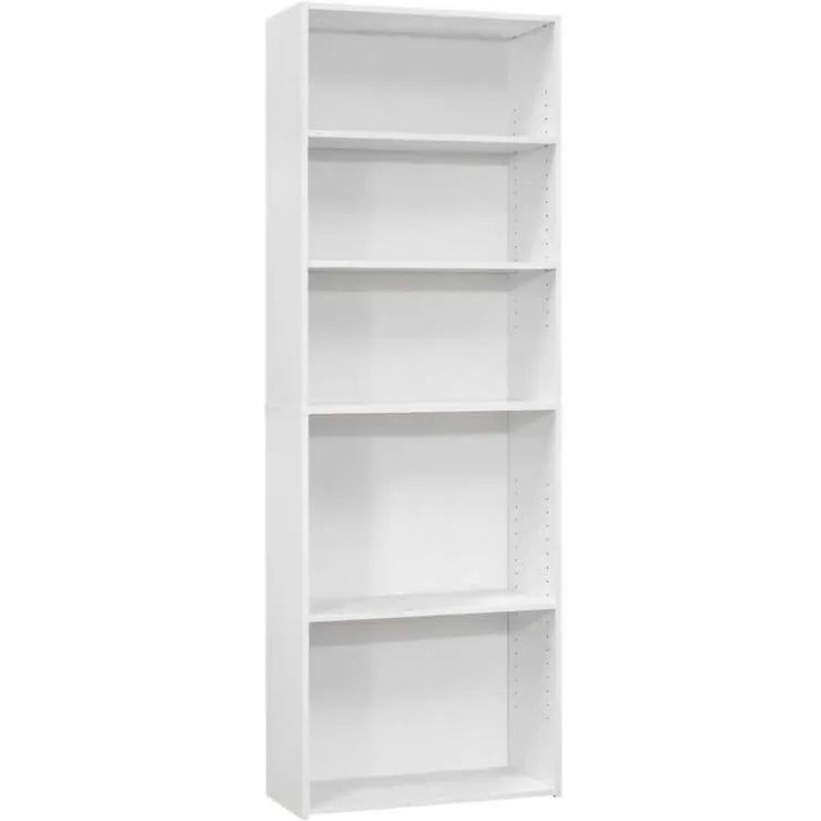 Monarch Bookcase - 72"h / with 5 shelves - White Discount