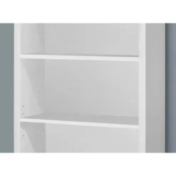 Monarch Bookcase - 48"h / with adjustable shelves - White Online