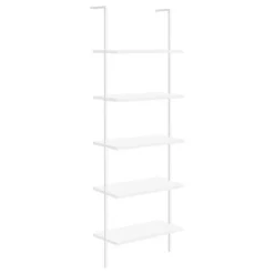 Monarch Bookcase - 72"h ladder / metal - White Sale