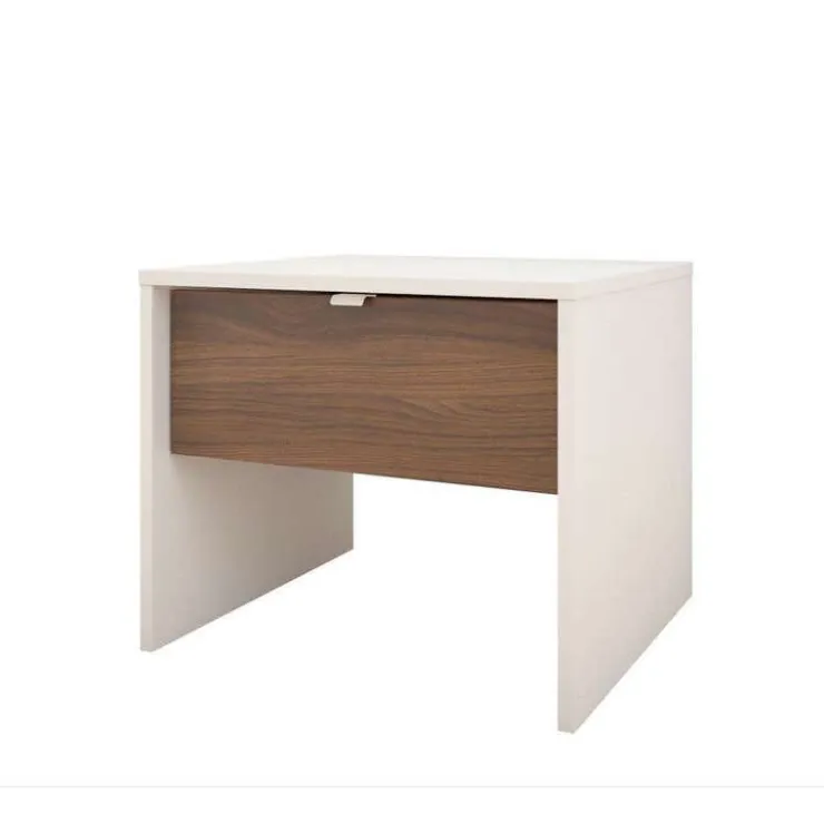 Nexera Bookcase, 1-Door, White - Brown and White New