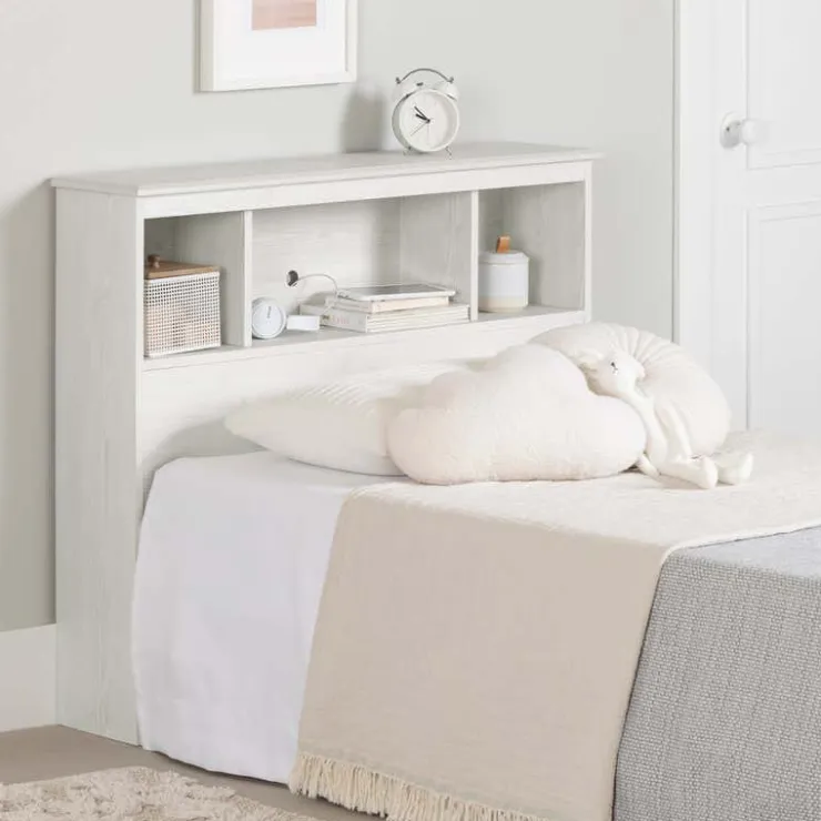 Meubles South Shore Bookcase Headboard (39") - South Shore White Pine