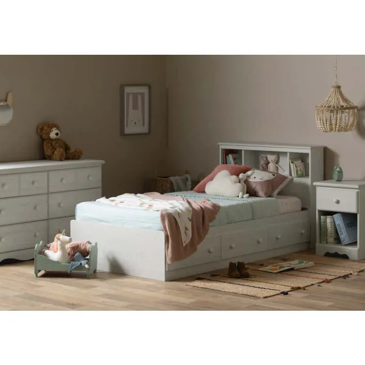Meubles South Shore Bookcase Headboard (39") - South Shore White Pine
