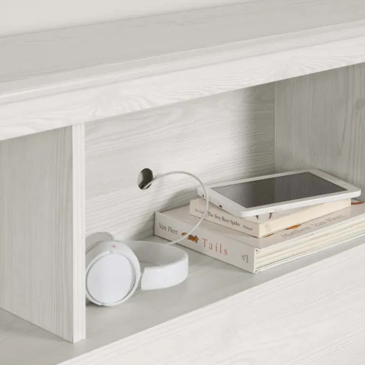 Meubles South Shore Bookcase Headboard (39") - South Shore White Pine