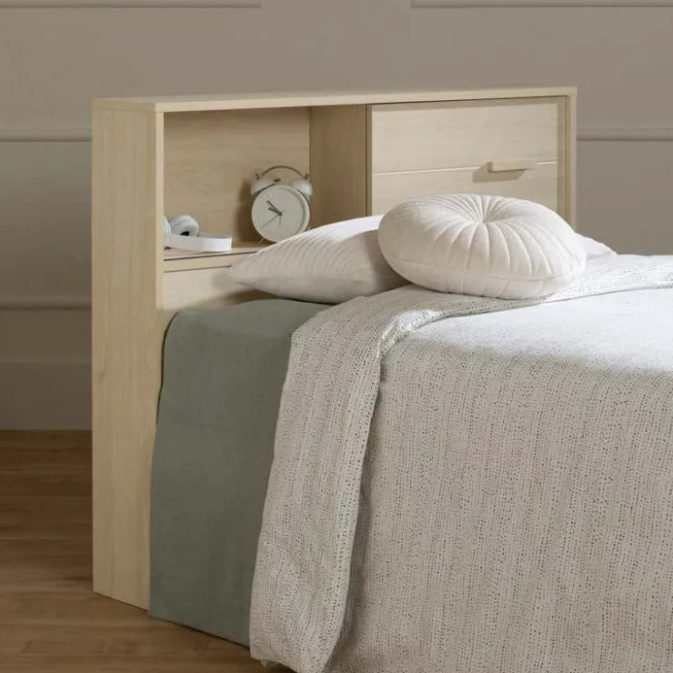 Meubles South Shore Bookcase Headboard (39") - South Shore Bleached Oak Best