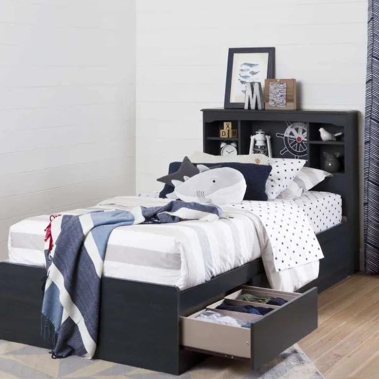 Meubles South Shore Bookcase Headboard 39'' - South Shore BLUEBERRY Best
