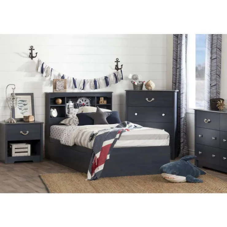 Meubles South Shore Bookcase Headboard 39'' - South Shore BLUEBERRY Best