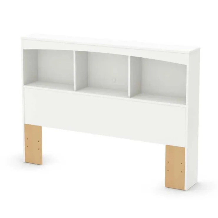 Meubles South Shore Bookcase Headboard (54") - South Shore PURE WHITE Clearance