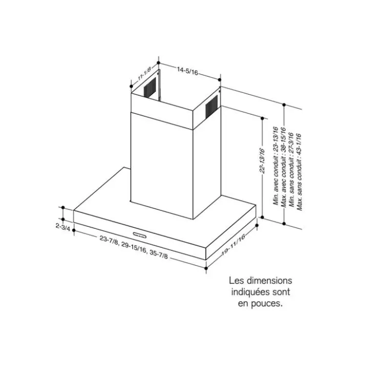 Broan Chimney Range Hood Wall Mount 30" , 450 CFM - EW4330SS Stainless Steel Sale