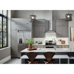 Broan Pyramidal Chimney Range Hood Wall Mount 24" , 450 CFM - BWP1244SS Stainless Steel Outlet