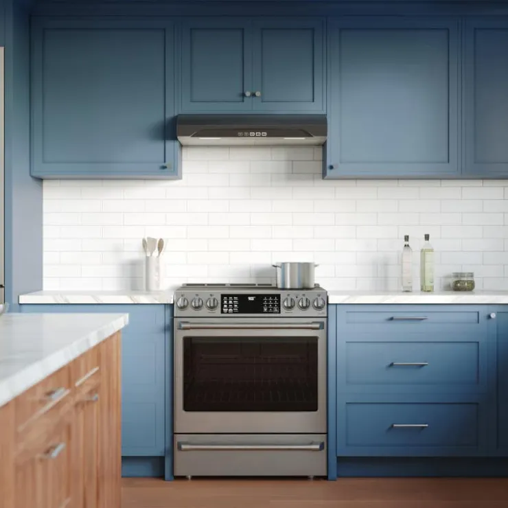 Broan Range Hood Standard 30" , 350 CFM - ALT2303BLS Black Stainless Outlet