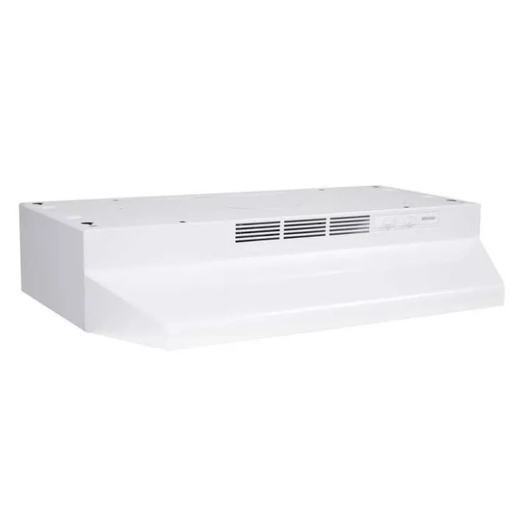 Broan Range Hood Standard 30" , 210 CFM - BU230WW White Discount