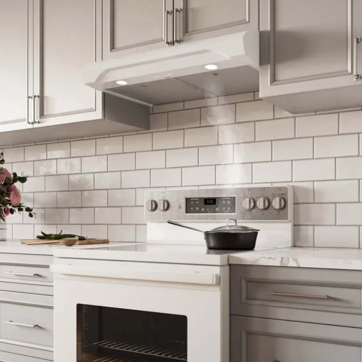 Broan Range Hood Standard 30" , 350 CFM - ALT1303WW White Online