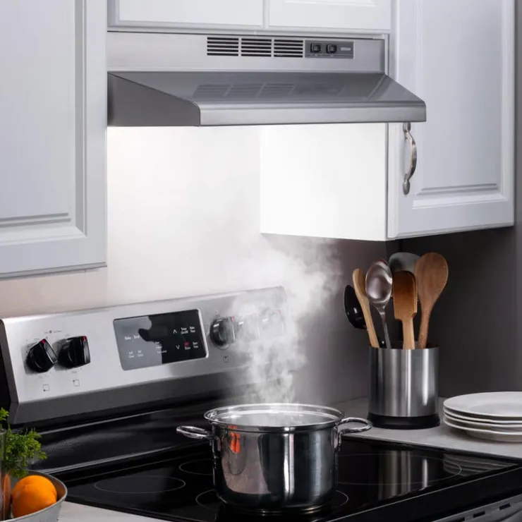 Broan Range Hood Standard 24" , 210 CFM - BU224SF Stainless Steel