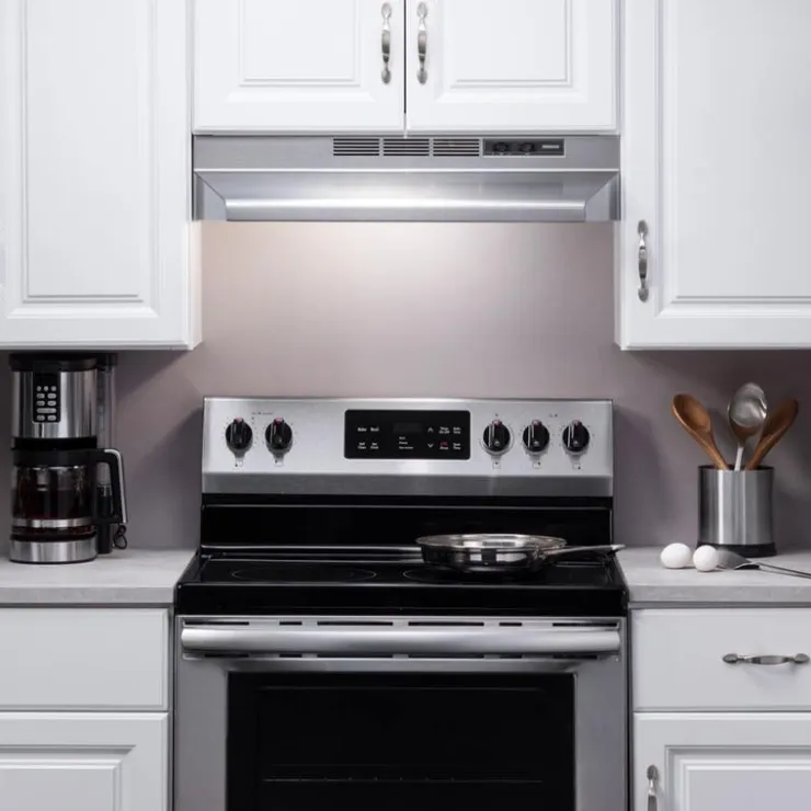 Broan Range Hood Standard 24" , 210 CFM - BU224SF Stainless Steel
